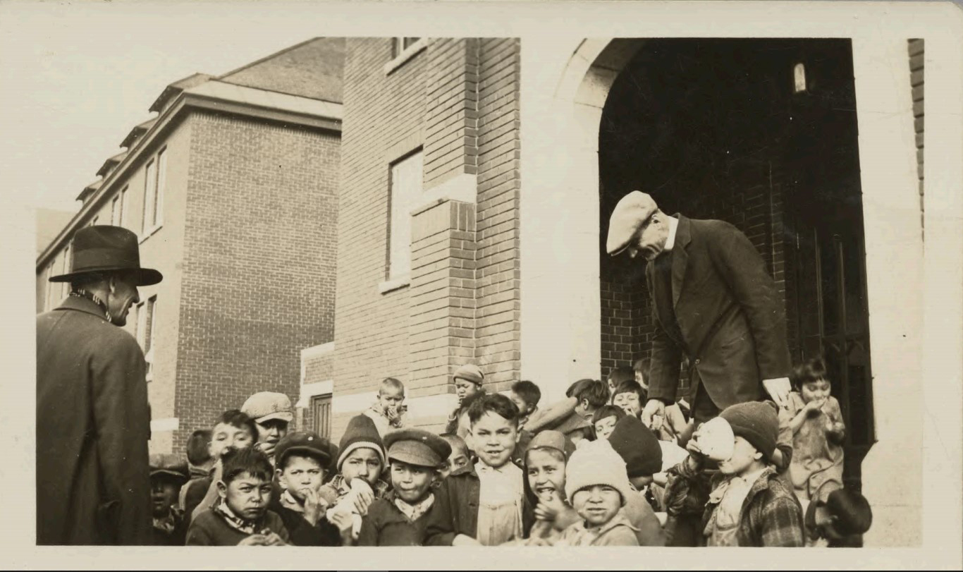 A photo from 1931, taken at the Kamloops residential school. (National Centre for Truth and Reconciliation)